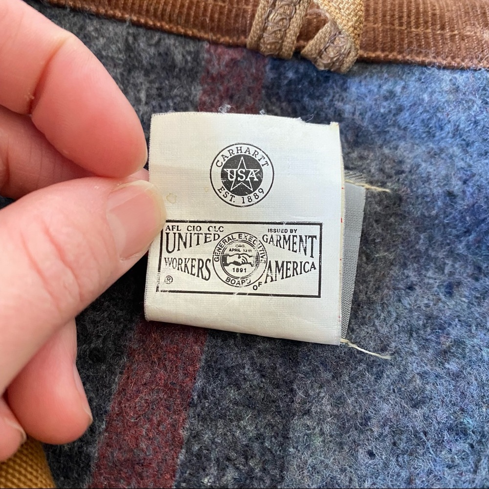 Vintage Carhartt Blanket Lined Duck Jacket - Picture 8 of 16